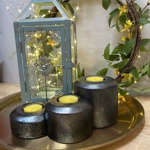 PARTYLITE  STEPPING STONES VTG. VERSATILE TRIO~